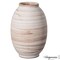 Uniquewise 8" Whitewashed Distressed Ceramic Farmhouse Vase, Rustic Vintage Pottery for Home Decor Countertop Shelf Mantel Table Centerpiece Floral Arrangement Cottagecore and Country-Style Decoration